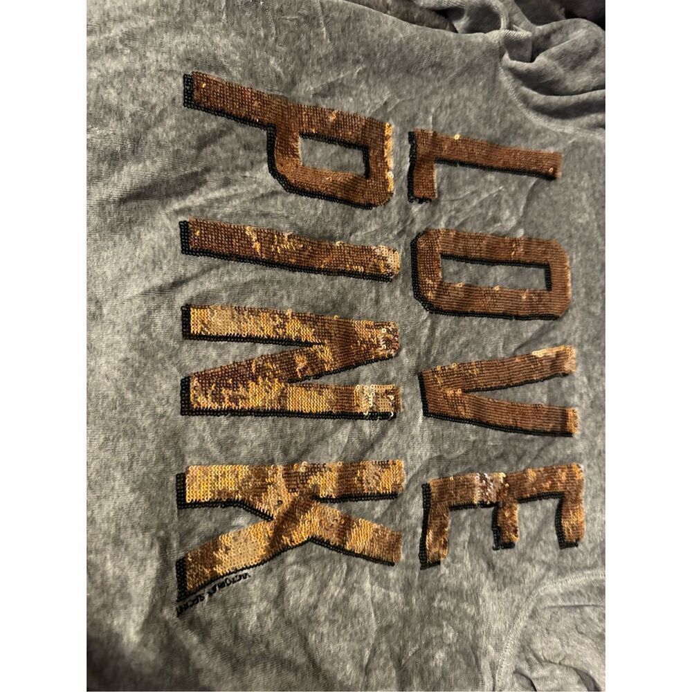 Vs pink y2k fur lined bling zip up hoodie jacket - Picture 2 of 7